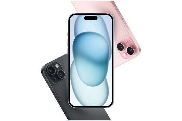 Smartfon Apple iPhone 15 Plus 5G czarny 6.7" 6GB/128GB