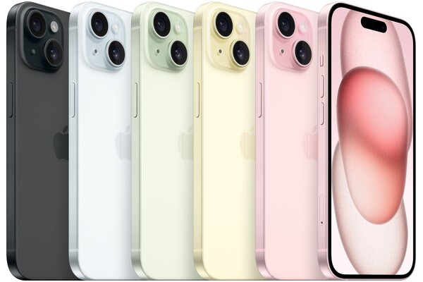 Smartfon Apple iPhone 15 5G żółty 6.1" 6GB/256GB