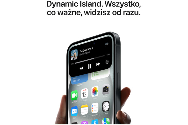 Smartfon Apple iPhone 15 Plus 5G żółty 6.7" 6GB/128GB