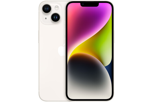 Smartfon Apple iPhone 14 5G księżycowa poświata 6.1" 6GB/512GB