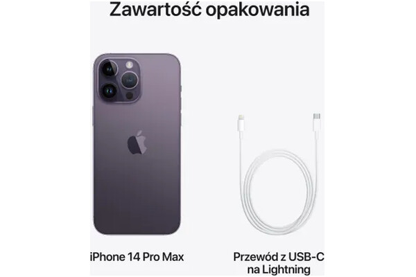 Smartfon Apple iPhone 14 Pro Max 5G fioletowy 6.7" 6GB/512GB