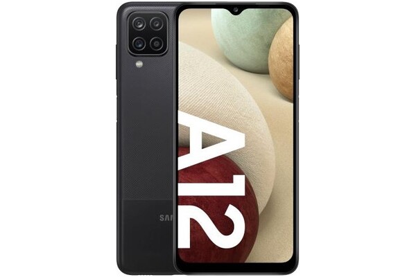 Smartfon Samsung Galaxy A12 czarny 6.5" 4GB/64GB