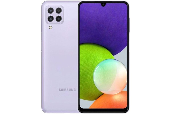 Smartfon Samsung Galaxy A22 fioletowy 6.4" 4GB/64GB