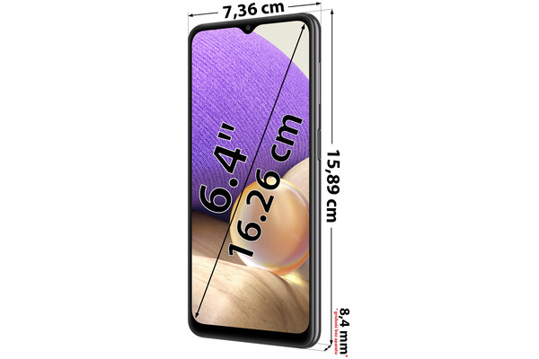Smartfon Samsung Galaxy A32 czarny 6.4" 4GB/128GB