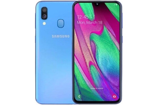 Smartfon Samsung Galaxy A40 niebieski 5.9" 4GB/64GB