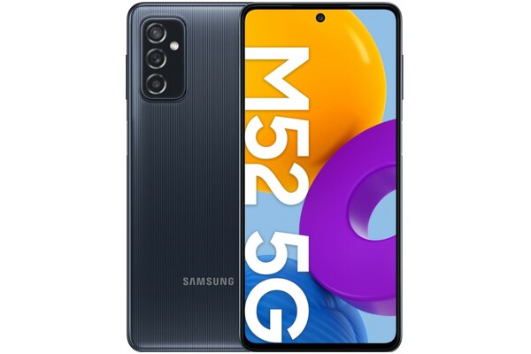 Smartfon Samsung Galaxy M52 5G czarny 6.7" 6GB/128GB