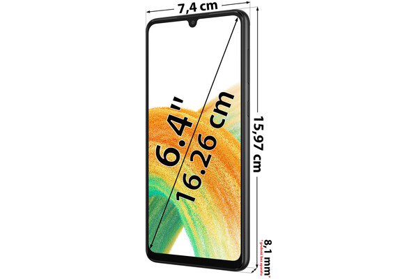 Smartfon Samsung Galaxy A33 5G czarny 6.4" 6GB/128GB