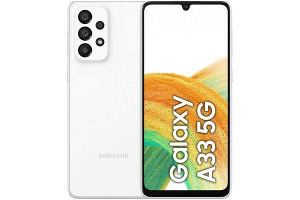 Smartfon Samsung Galaxy A33 5G biały 6.4" 6GB/128GB