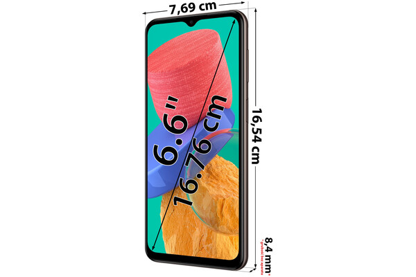 Smartfon Samsung Galaxy M33 5G brązowy 6.6" 6GB/128GB