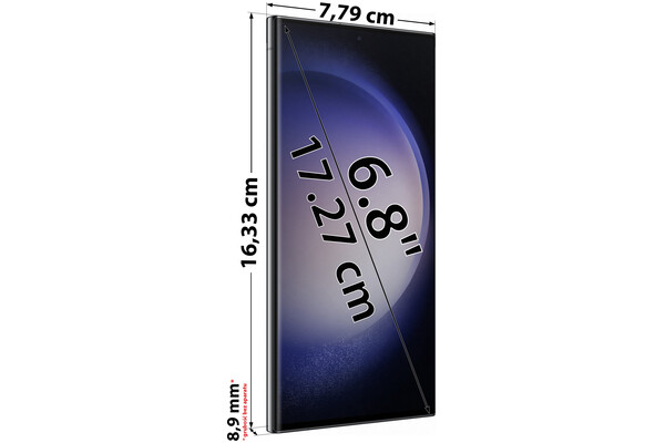 Smartfon Samsung Galaxy S23 Ultra 5G czarny 6.8" 12GB/512GB
