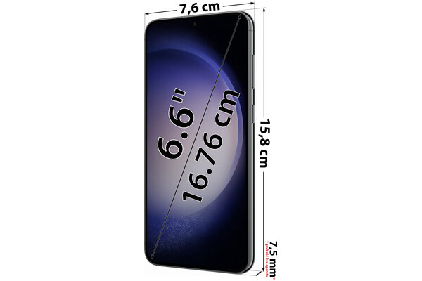 Smartfon Samsung Galaxy S23 Plus 5G czarny 6.6" 8GB/512GB