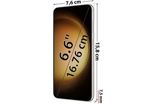 Smartfon Samsung Galaxy S23 Plus 5G kremowy 6.6" 8GB/256GB