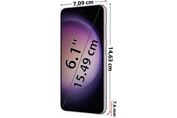 Smartfon Samsung Galaxy S23 5G różowy 6.1" 8GB/256GB