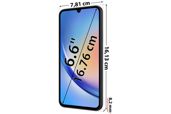 Smartfon Samsung Galaxy A34 5G czarny 6.6" 8GB/256GB