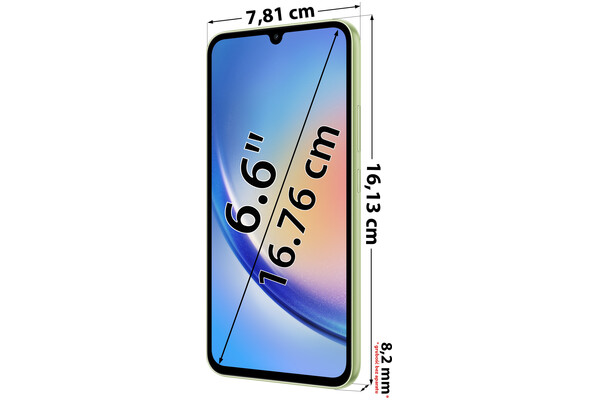 Smartfon Samsung Galaxy A34 5G zielony 6.6" 8GB/256GB