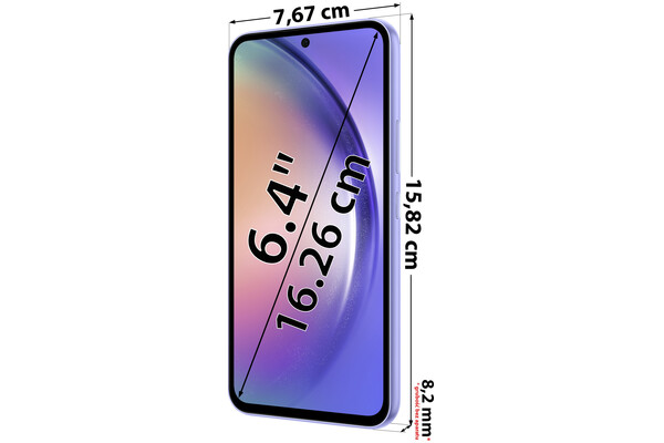Smartfon Samsung Galaxy A54 5G fioletowy 6.4" 8GB/128GB