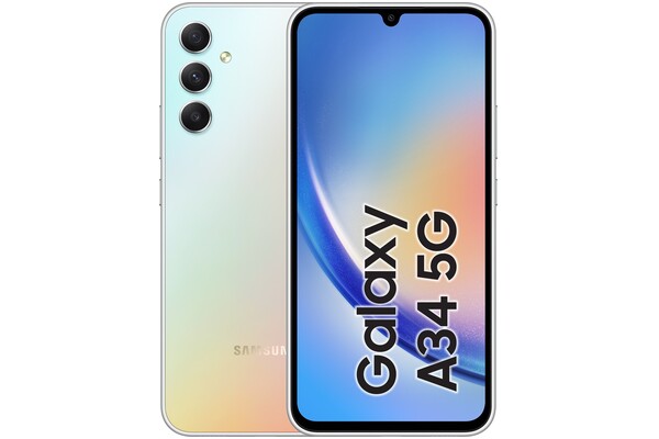 Smartfon Samsung Galaxy A34 5G srebrny 6.6" 6GB/128GB