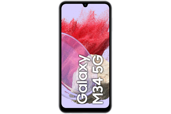 Smartfon Samsung Galaxy M34 5G srebrny 6.5" 6GB/128GB