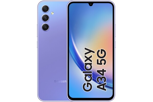 Smartfon Samsung Galaxy A34 5G fioletowy 6.6" 6GB/128GB