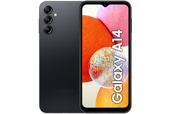 Smartfon Samsung Galaxy A14 czarny 6.6" 4GB/64GB