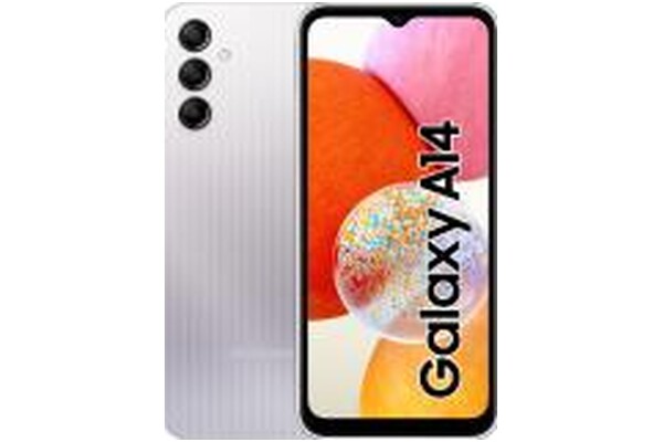 Smartfon Samsung Galaxy A14 srebrny 6.6" 4GB/128GB
