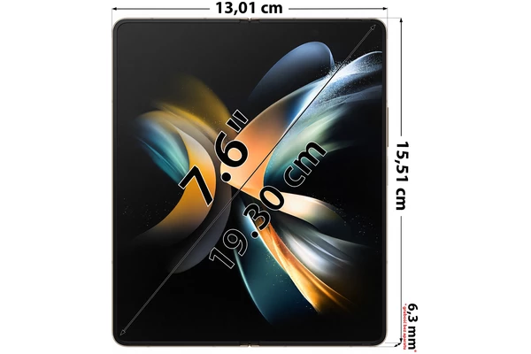 Smartfon Samsung Galaxy Z Fold 4 5G beżowy 7.6" 12GB/512GB