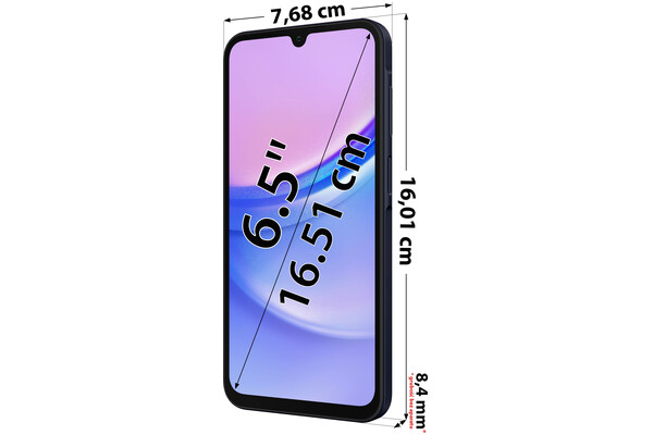 Smartfon Samsung Galaxy A15 czarny 6.5" 4GB/128GB