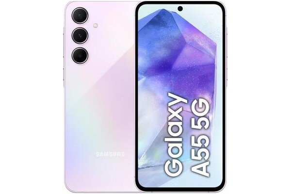 Smartfon Samsung Galaxy A55 5G fioletowy 6.6" 8GB/128GB