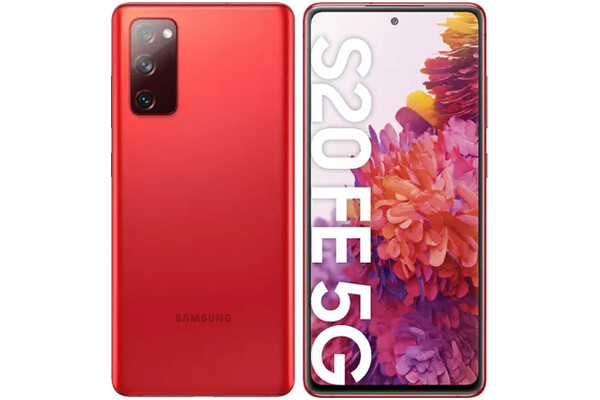 Smartfon Samsung Galaxy S20F 5G czerwony 6.5" 6GB/128GB