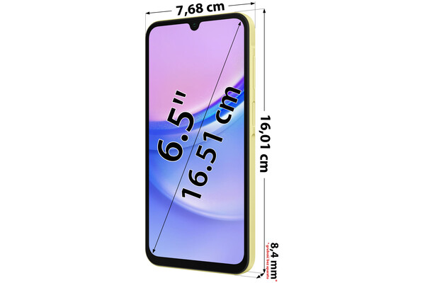 Smartfon Samsung Galaxy A15 żółty 6.5" 4GB/128GB
