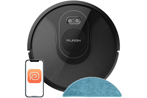 Odkurzacz PURON PR10 robot sprzątający z pojemnikiem 32W czarny