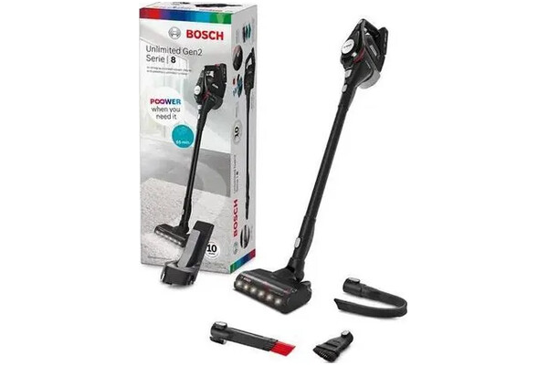 Odkurzacz Bosch BCS8214BL Serie 8 pionowy z pojemnikiem czarny