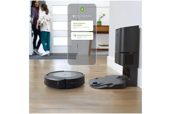 Odkurzacz iRobot I3+ Roomba (i3554) robot sprzątający z pojemnikiem czarny