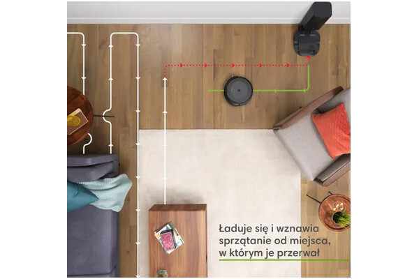 Odkurzacz iRobot I3+ Roomba (i3554) robot sprzątający z pojemnikiem czarny