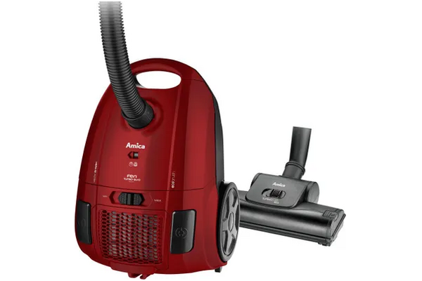 Odkurzacz AMICA VM2063 Fen Turbo tradycyjny workowy 900W czerwony