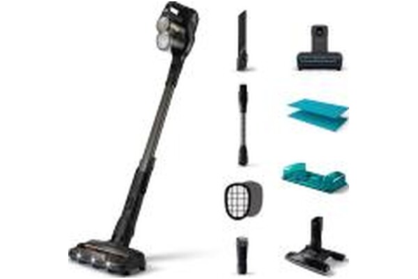 Odkurzacz Philips XC834901 Aqua 8000 Plus pionowy z pojemnikiem czarny