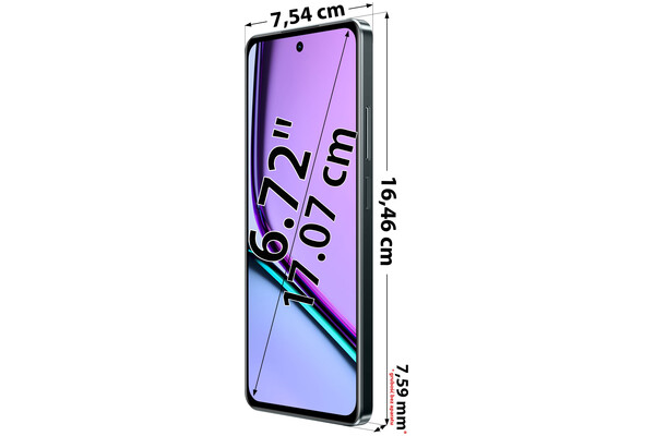 Smartfon realme C67 czarny 6.72" 8GB/256GB