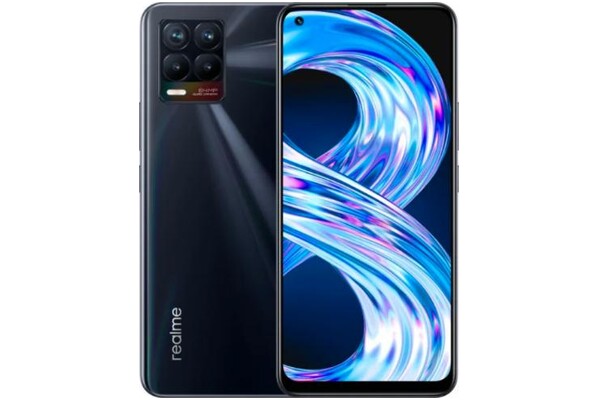 Smartfon realme 8 czarny 6.4" 8GB/128GB