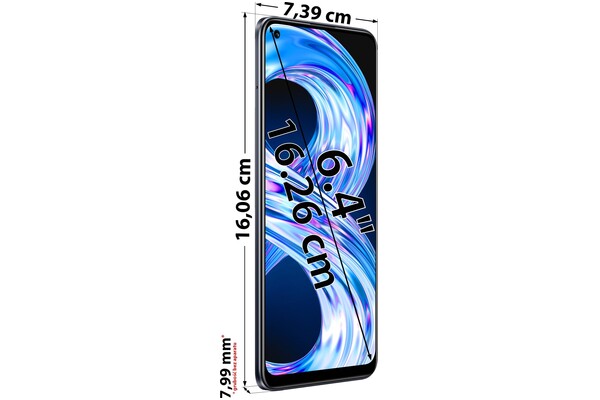 Smartfon realme 8 czarny 6.4" 6GB/128GB