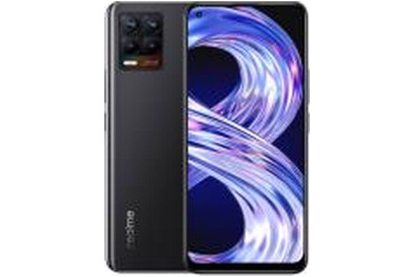 Smartfon realme 8 czarny 6.4" 4GB/64GB