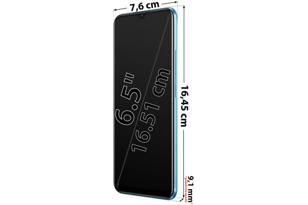 Smartfon realme C21y niebieski 6.5" 4GB/64GB