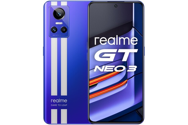 Smartfon realme GT Neo 3 5G niebieski 6.7" 12GB/256GB