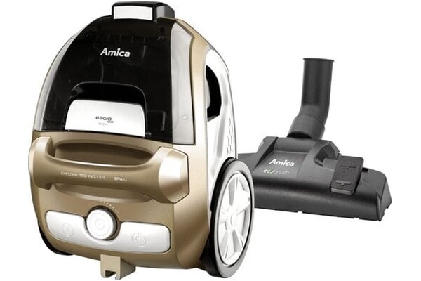 Odkurzacz AMICA VM3045 Bagio Eco tradycyjny bezworkowy 900W złoty