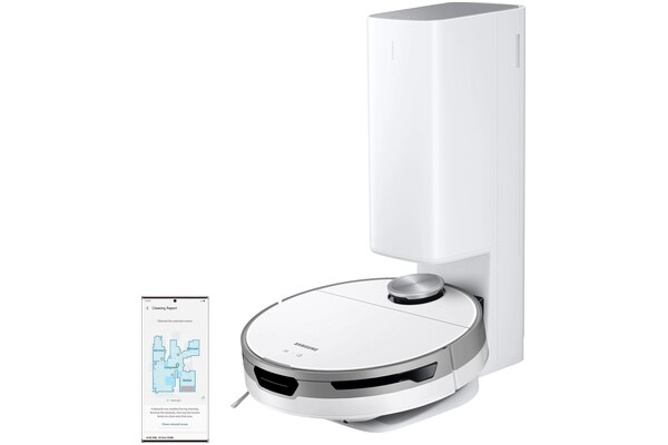 Odkurzacz Samsung VR30T85513W Jet Bot+ robot sprzątający z pojemnikiem 60W biały