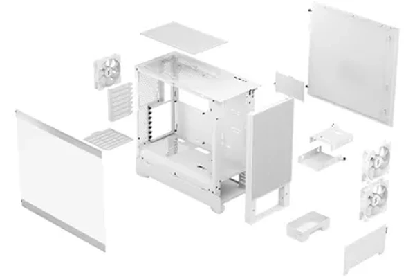 Obudowa PC Fractal Design Pop Air TG Tower biały
