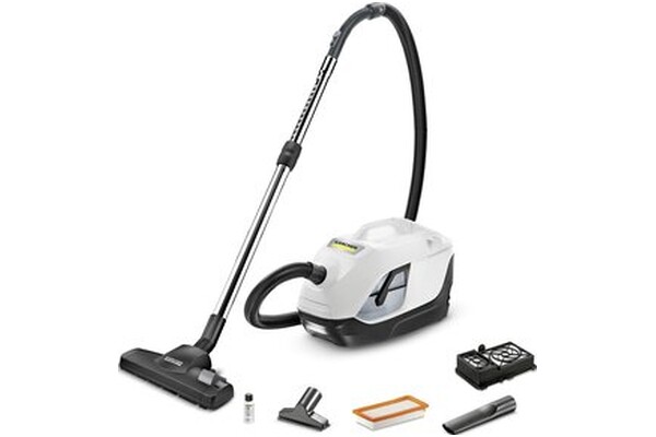 Odkurzacz Kärcher DS6 Plus tradycyjny z pojemnikiem 650W biało-czarny