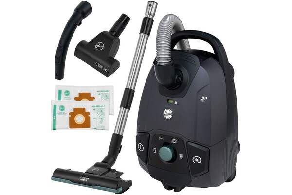 Odkurzacz HOOVER HE321PAF011 H-Energy tradycyjny workowy 850W szary