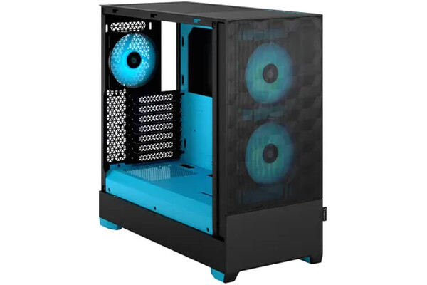 Obudowa PC Fractal Design Pop Air TG Tower czarno-cyjan