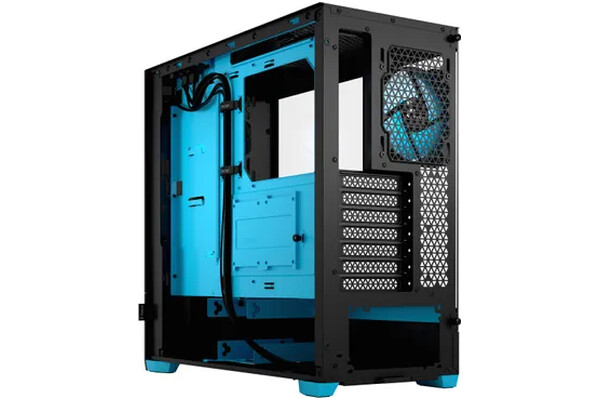 Obudowa PC Fractal Design Pop Air TG Tower czarno-cyjan