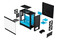 Obudowa PC Fractal Design Pop Air TG Tower czarno-cyjan
